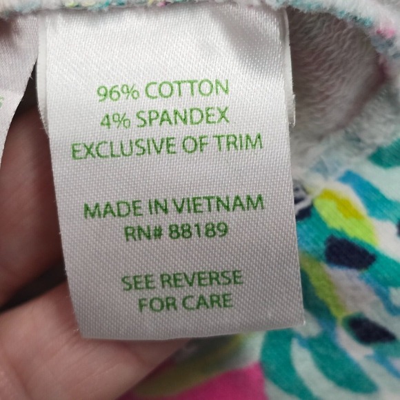 Lilly Pulitzer Skipper Popover Sweater Women XS Colorful 1/2 Zip Tropical Resort - Picture 6 of 12